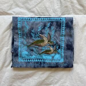 Guava Bay Tie dye embroidered turtle short sleeve shirt size XL cotton hawaii